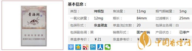 娇子青海湖经典价格及参数 四川、青海倾力出品的一款香烟