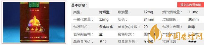 新石家庄软珍品价格及图片 一款即将消失的烟标